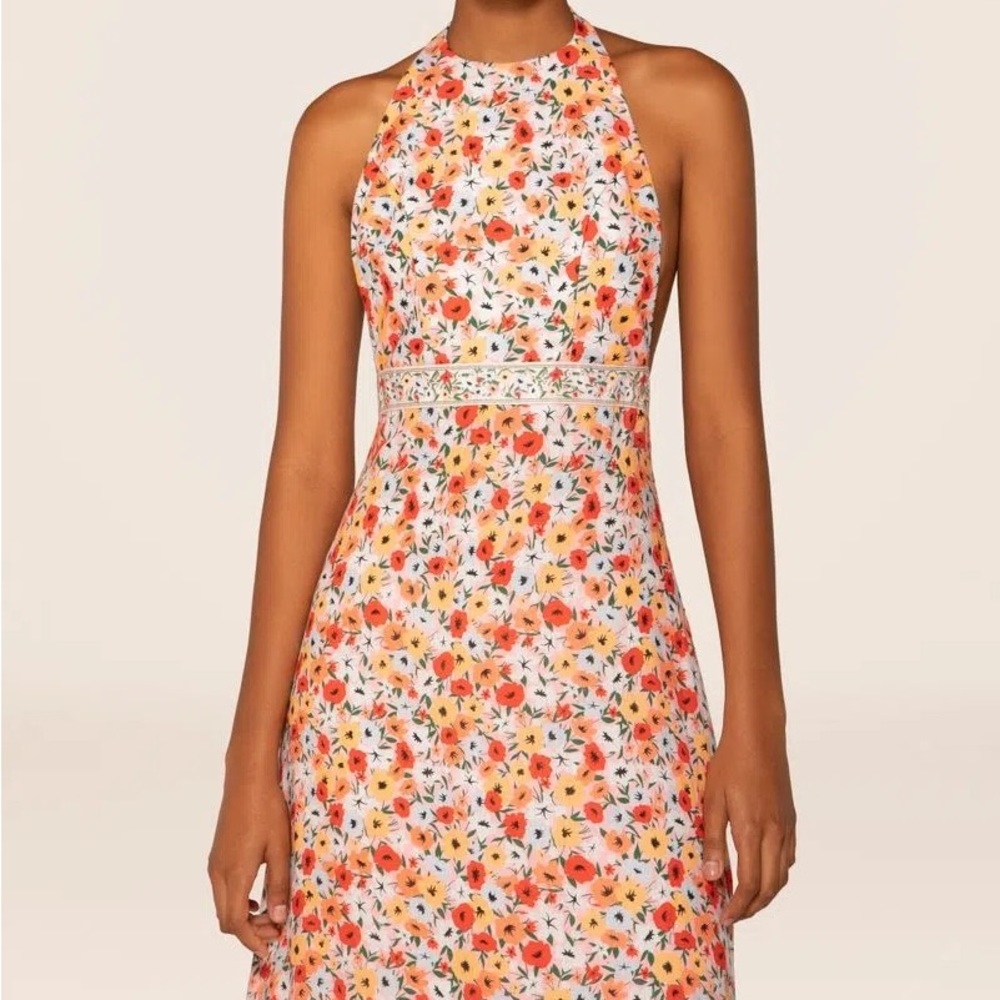 Agua by Agua Bendita MAGNOLIA LA FANIA ATARDECER MAXI DRESS, M, NWT - Picture 3 of 9